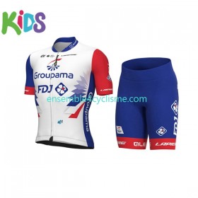 Tenue Maillot + Cuissard 2022 Groupama-FDJ Enfant N001